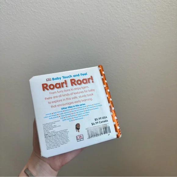 4/$20 Baby Touch and Feel Roar! Roar! Book - Picture 4 of 4